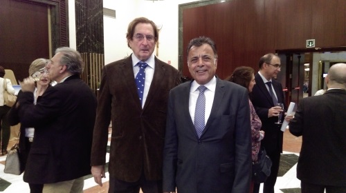 Joaquín Antuña con embajador Liga Árabe, Bashar Yaghi ok