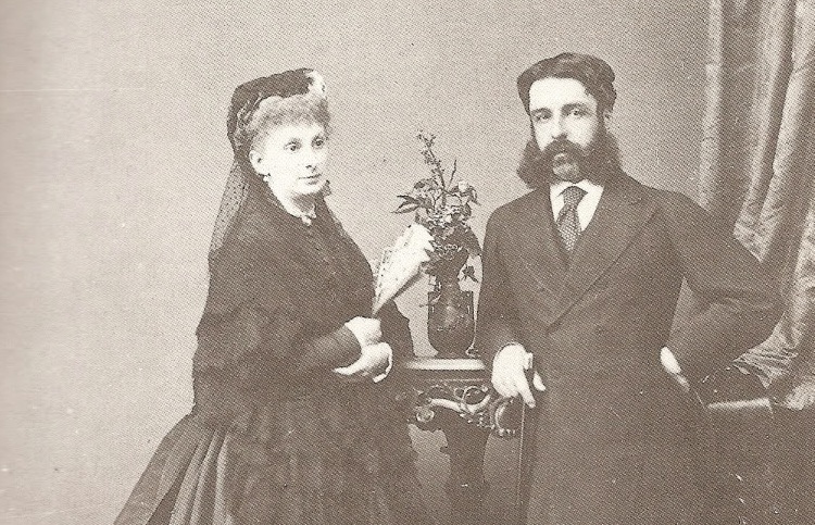 Sofia Troubetzkoy y su esposo, el duque de Sesto.