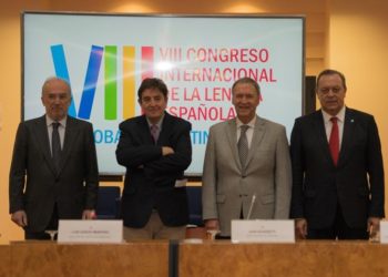 Muñoz Machado, García Montero, Schiaretti y Santos./ Foto: RAE