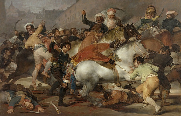 El dos de mayo de 1808 en Madrid, de Francisco de Goya./ Foto: Museo del Prado