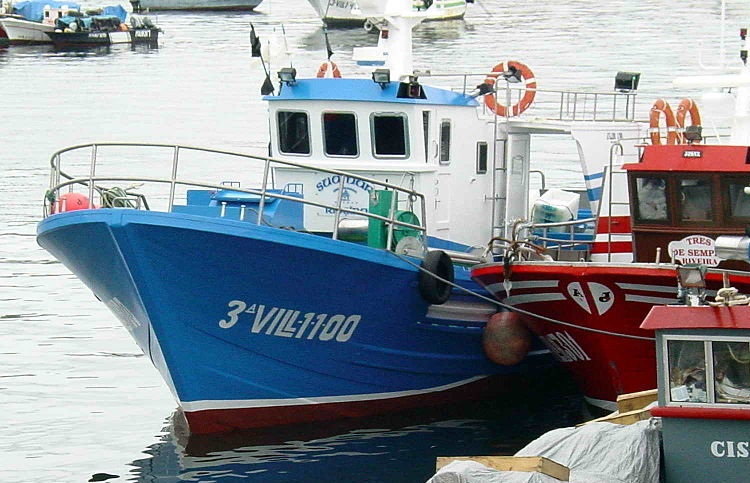 Fishing vessel in Ribeira (A Coruña) ./ Photo: GFDL, gl.wikipedia.org