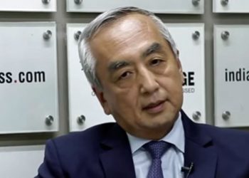 El embajador Hiramatsu, en una reciente intervención en indianexpress.com./ Imagen: YouTube