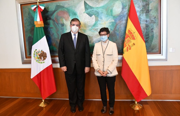 Ebrard and González Laya / Photo: SRE Mexico