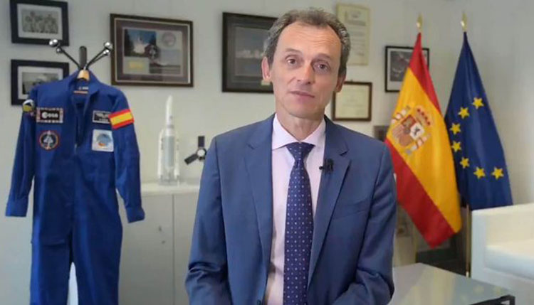 Minister of Science and Innovation, Pedro Duque.