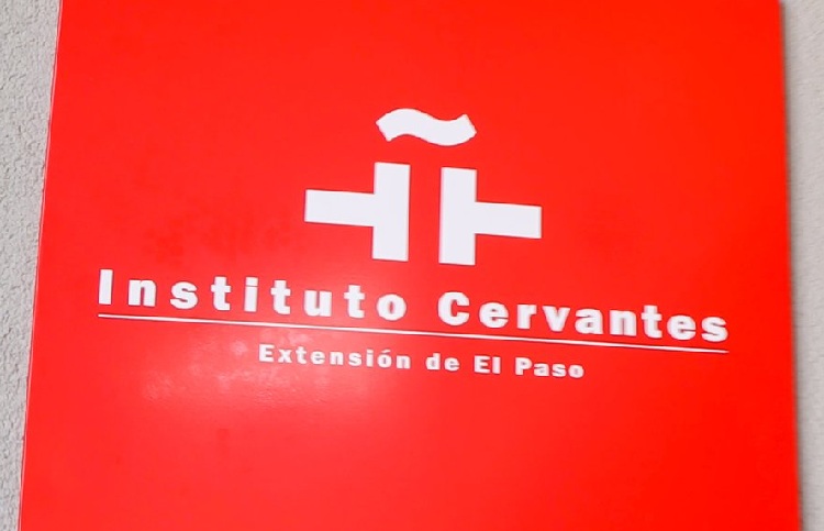 Placa de la extensión del Cervantes en El Paso. / Foto: Instituto Cervantes