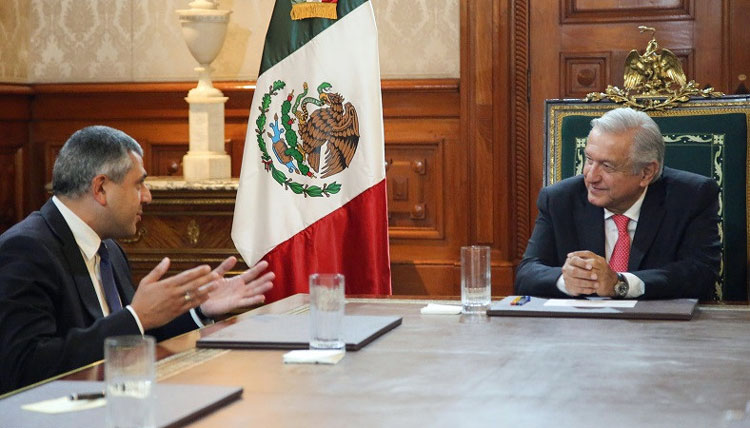 UNWTO Secretary-General and the President of Mexico, during their meeting / Photo: UNWTO