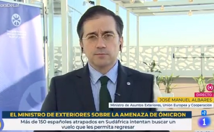 Albares during his statements to TVE.