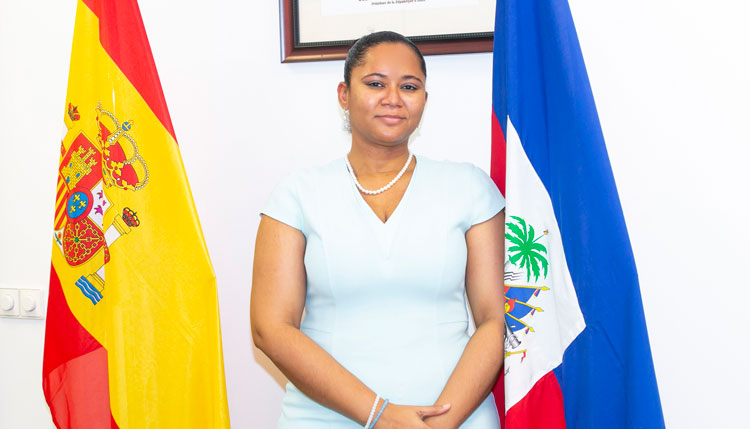 Cassandra François, ministra de Turismo de Haití. /Foto: ©juliaroblesfoto.