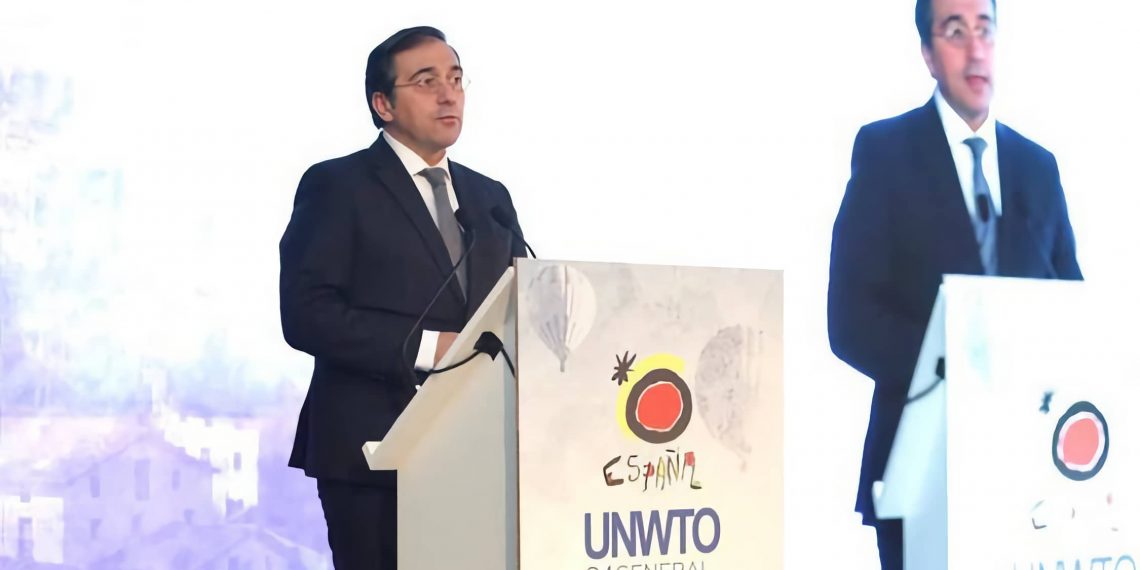 Albares, during his intervention before the UNWTO Executive Council.