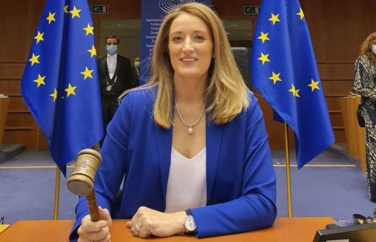 Roberta Metsola, del PPE, nueva presidenta del Parlamento Europeo