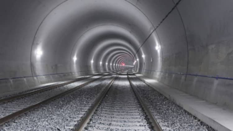 Túnel ferroviario construido por Acciona en Australia./ Foto: Acciona