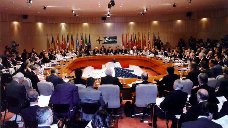 Cumbre de la OTAN en Madrid en 1997./ Foto: Ministerio de Defensa