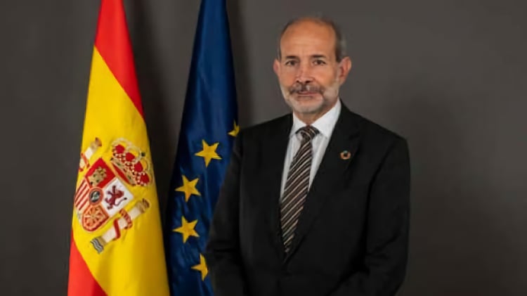 The Spanish Ambassador to Russia, Marcos Gómez.