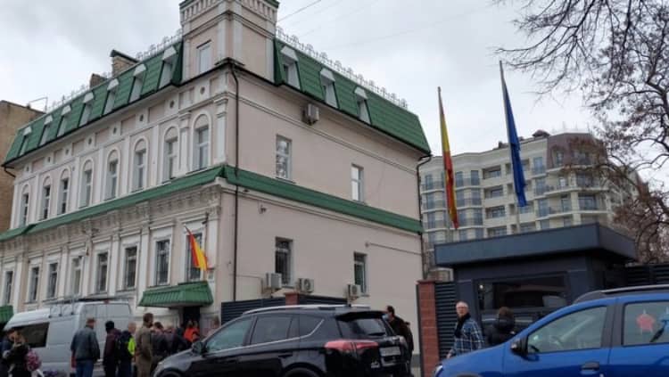 Embajada de España en Kiev.