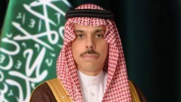 Prince Faisal bin Farhan al Saud.
