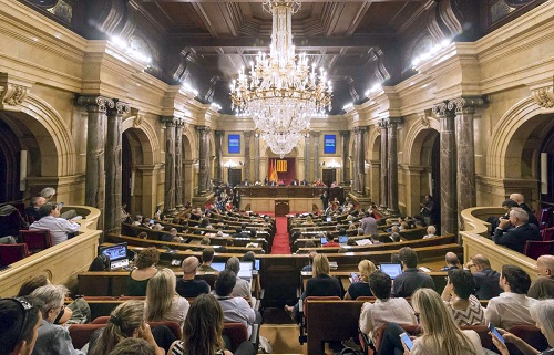 Hemiciclo del Parlamento de Cataluña