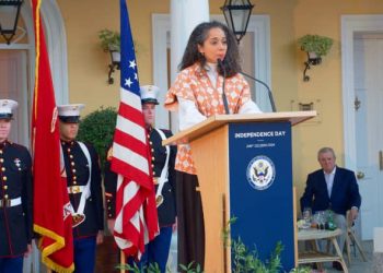 Ambassador Julissa Reynoso addresses the audience / Photos: AR