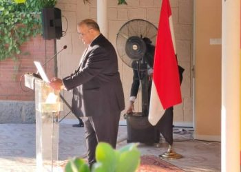 Ambassador Youssef Mekkawi, during his speech / Photos: JDL