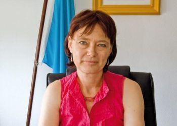 Belgian Ann Gyles, mayor of Alfés (Lleida) between 2007 and 2011.