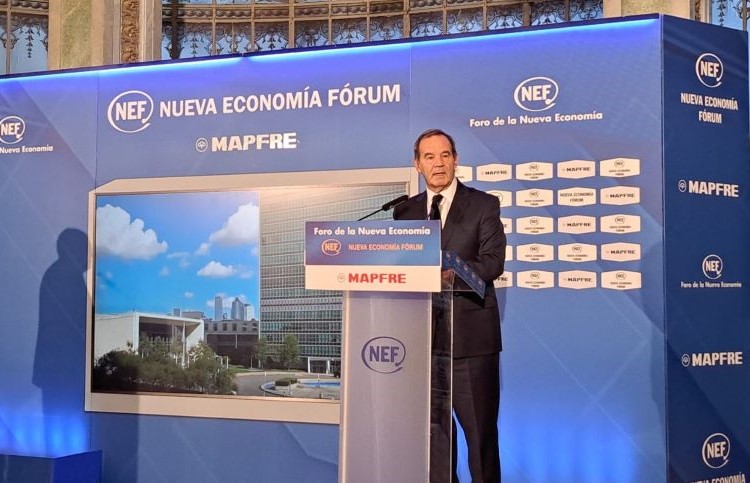 Andrés Allamand during his speech / Photo: NEF