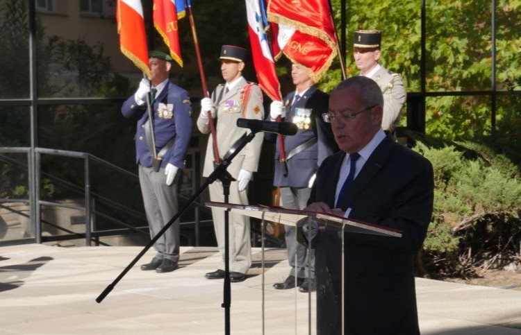 El embajador durante su intervención. / Foto: Embajada de Francia
