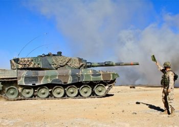 Un Leopard 2A4 del Regimiento 'Montesa' de Ceuta./ Foto: Ejército de Tierra