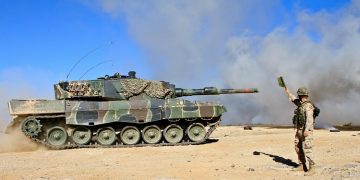 Un Leopard 2A4 del Regimiento 'Montesa' de Ceuta./ Foto: Ejército de Tierra