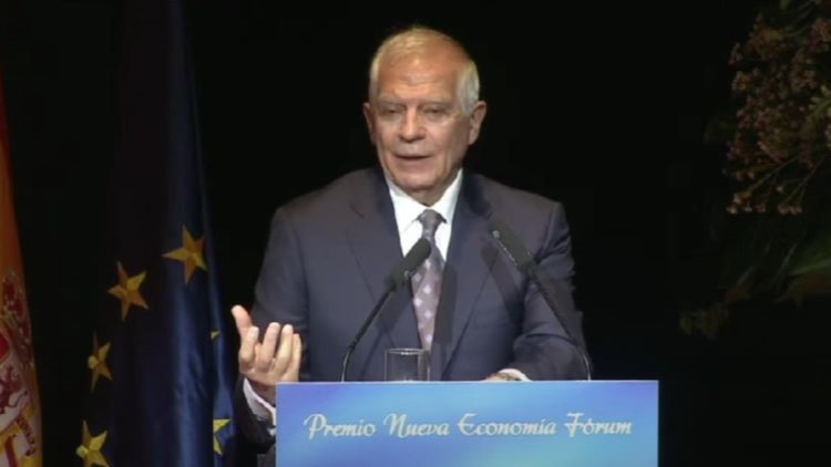 Borrell during his speech / Photo: NEF