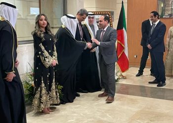 The senior officials of the Embassy of Kuwait receive the guests / Photos: AR / JDL