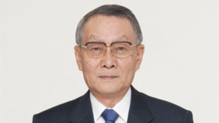 The honorary president of Mitsubishi Corporation, Mikio Sasaki.
