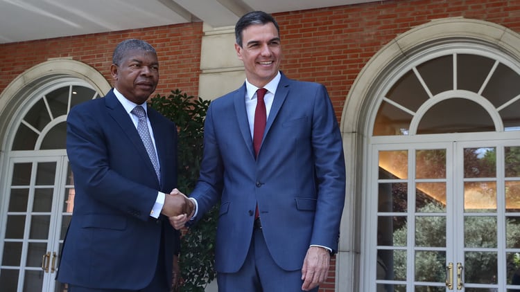 Sánchez recibe en Moncloa al presidente de Angola, Joao Lourenco