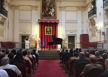 The reception took place in the majestic Assembly Hall of the Royal Academy of Fine Arts of San Fernando /Photos: Croatian Embassy.