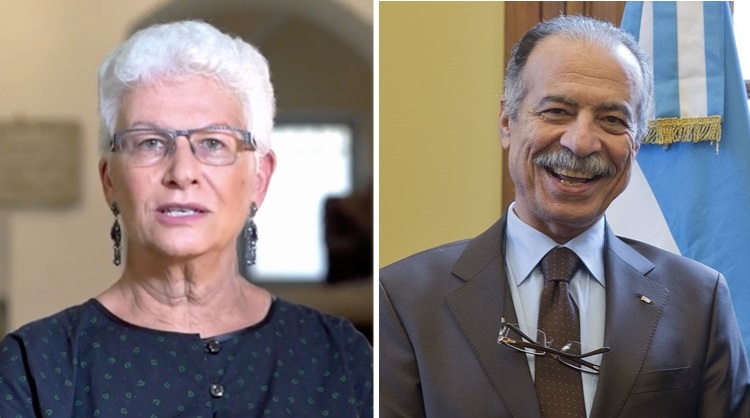 Rodica Radian-Gordon and Husni Abdelwahad.